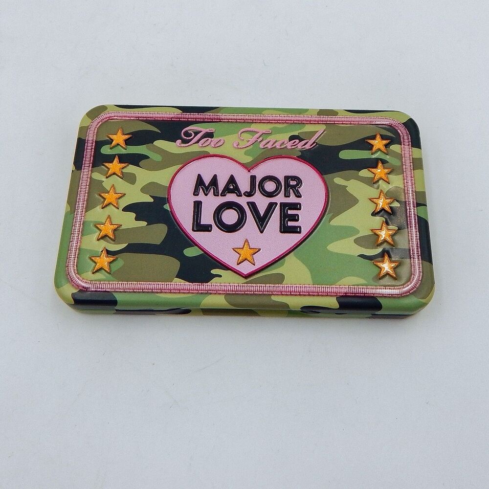 Too Faced Major Love Eye Shadow Palette 8 Shades Matte & Shimmer New w/o Box